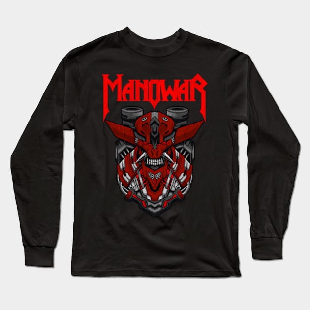 Manowar"Thunder in the Sky" Long Sleeve T-Shirt by Rooscsbresundae